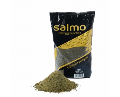 Прикормка Salmo лещ тёмный, 1кг Прикормка Salmo лещ тёмный, 1кг