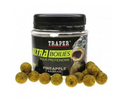 Бойлы Traper Ultra Boilies ананас 12mm, 100г Бойлы Traper Ultra Boilies ананас 12mm, 100г