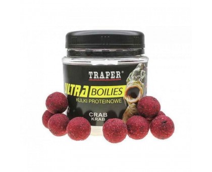 Бойлы Traper Ultra Boilies краб 16mm, 100г Бойлы Traper Ultra Boilies краб 16mm, 100г